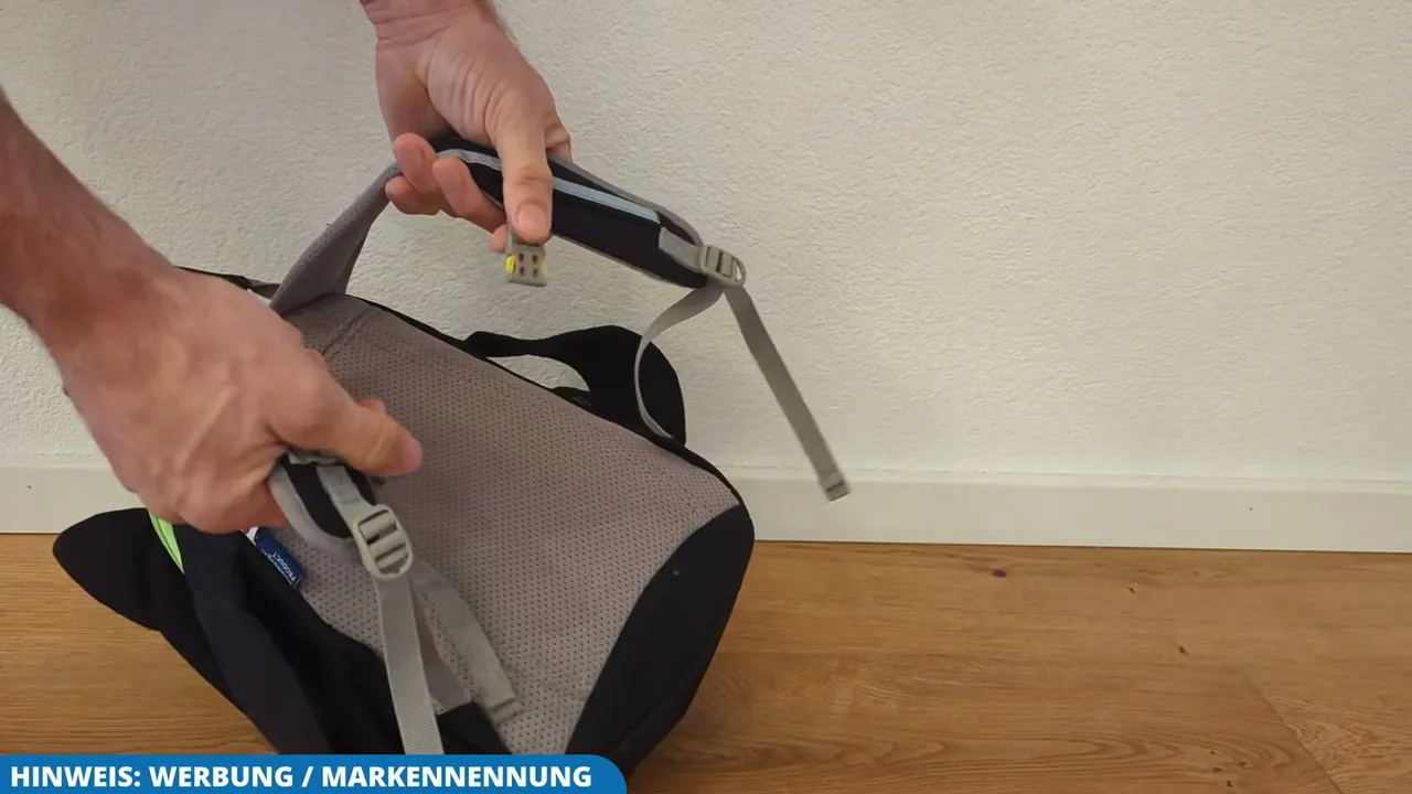 Der Rücken aus atmungsaktivem Mesh und die gepolsterten Träger überzeugen mich in meinem Test