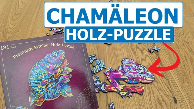 Chamäleon Holz-Puzzle