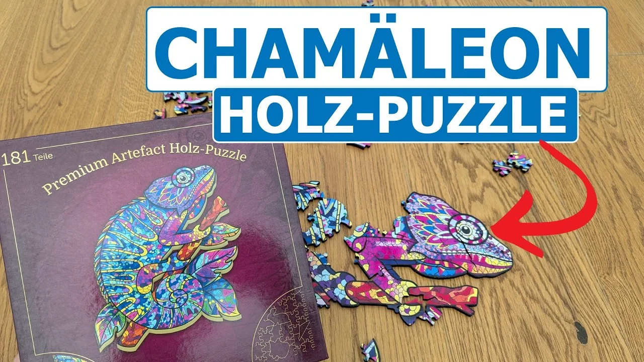 Video: Chamäleon Holz-Puzzle