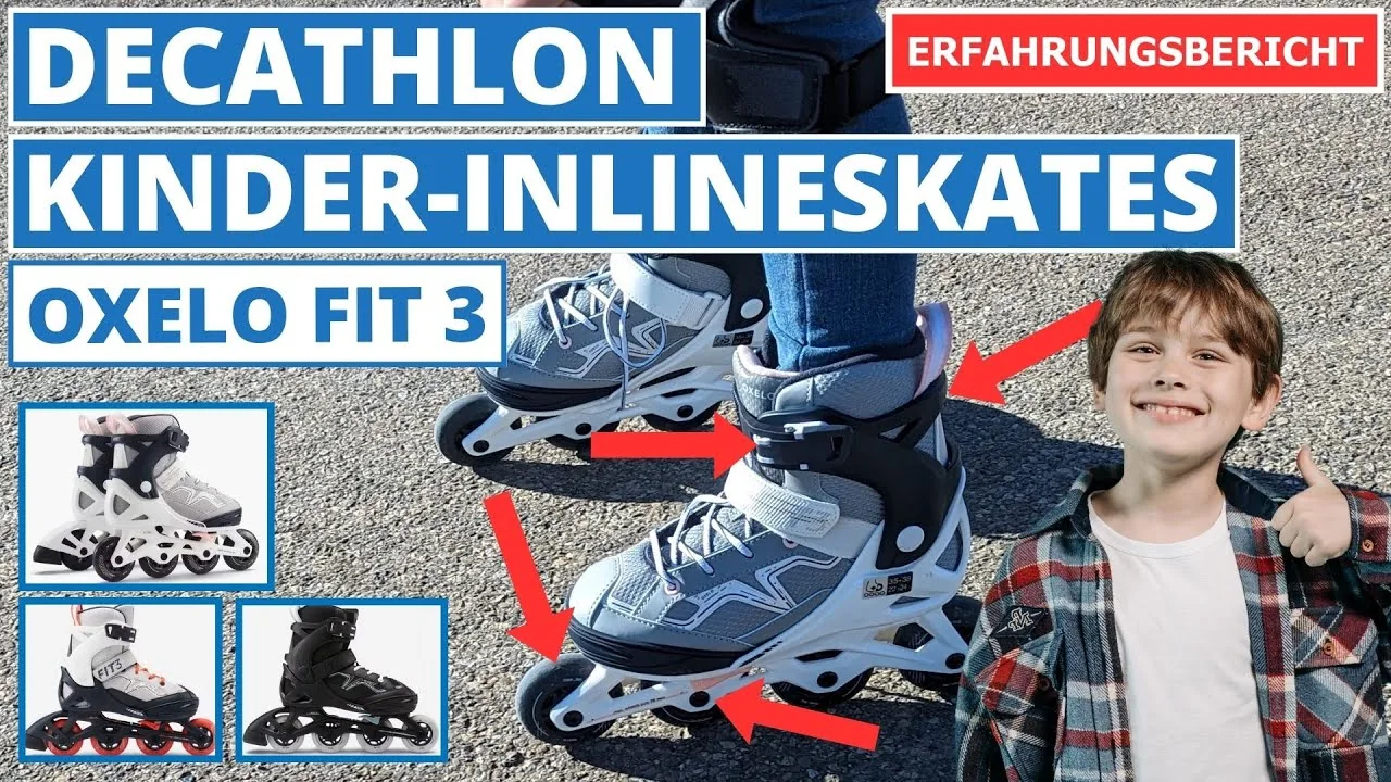 Video: Oxelo Fit 3 Kinder Inline Skates