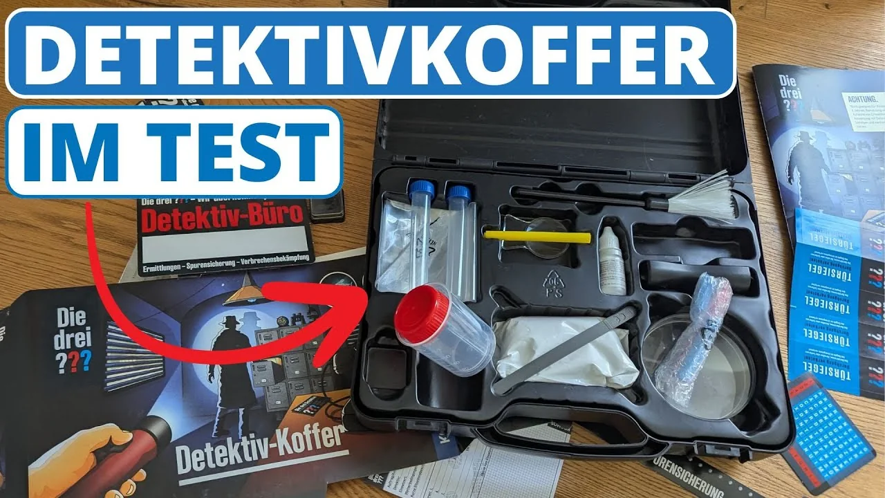 Video: Die drei ??? Detektivkoffer von Kosmos