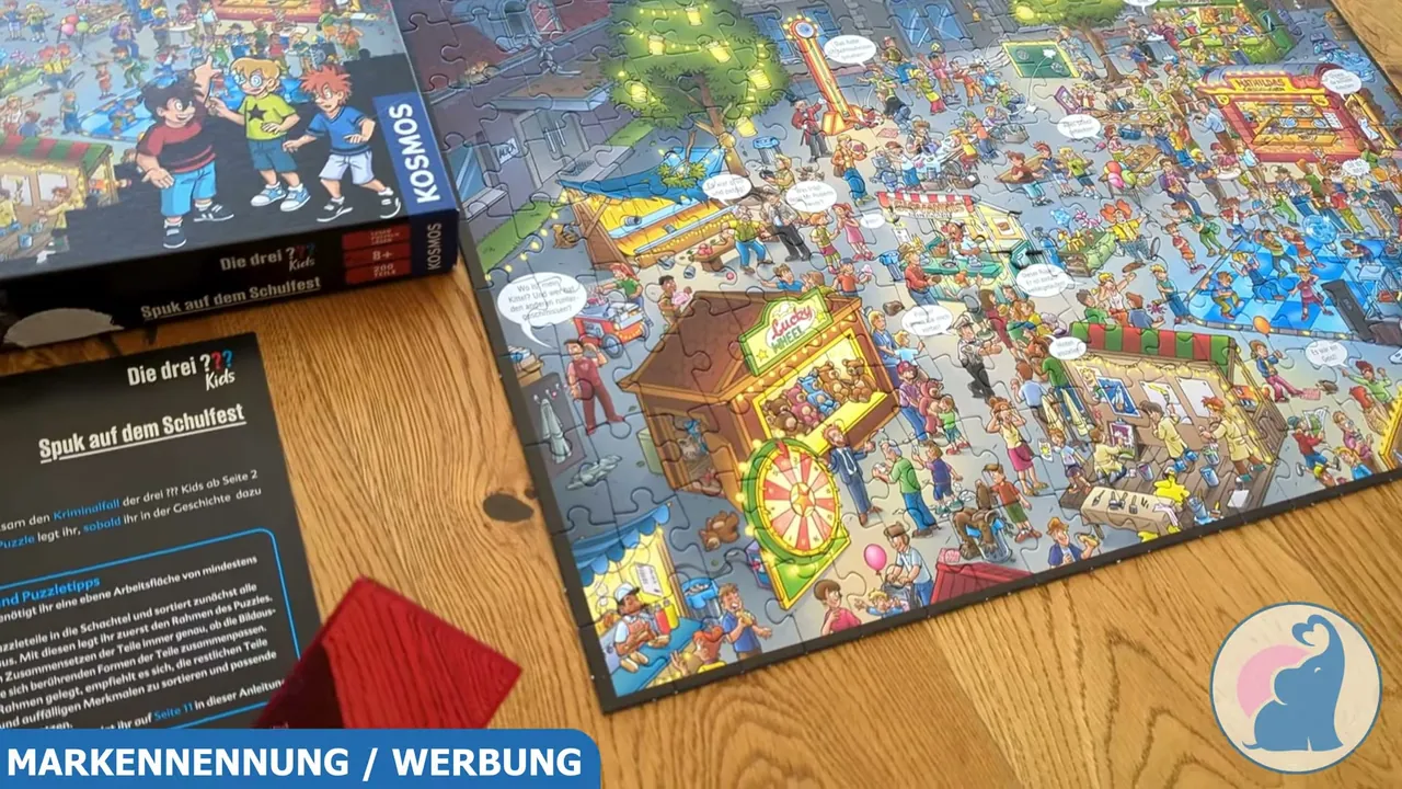 Aus meiner Sicht macht das Heft mit Geschichte und Rätsel-Anleitung aus dem Puzzle einen echten Fall