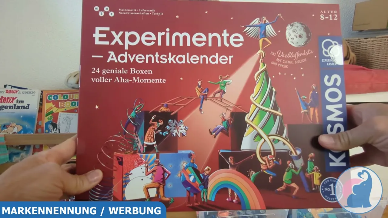 Der Experimentier-Adventskalender von Kosmos richtet sich mit 24 Forscher-Boxen an Kinder im Alter von 8 bis 12 Jahren.