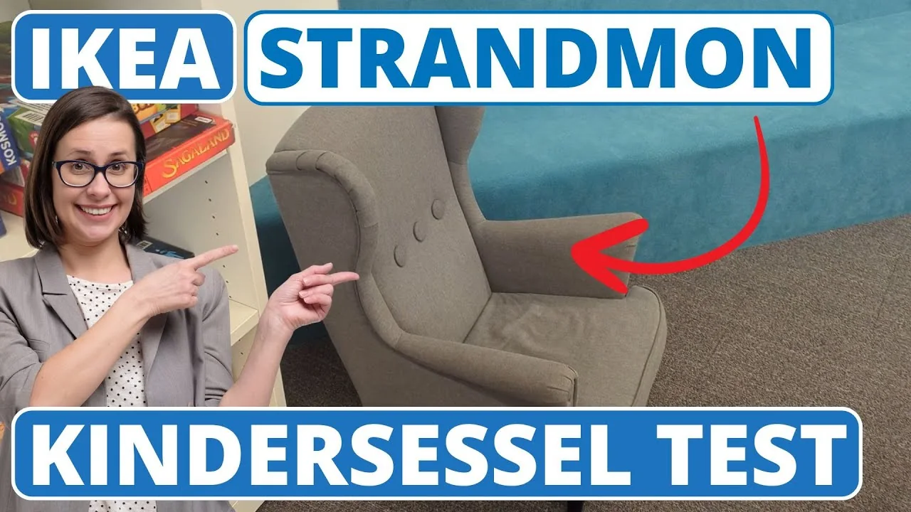 Video: IKEA Strandmon Kindersessel