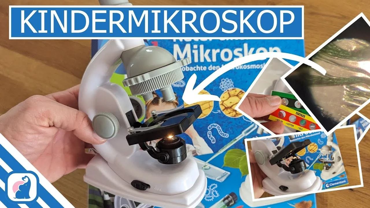 Video: Clementoni Galileo Lab Kindermikroskop