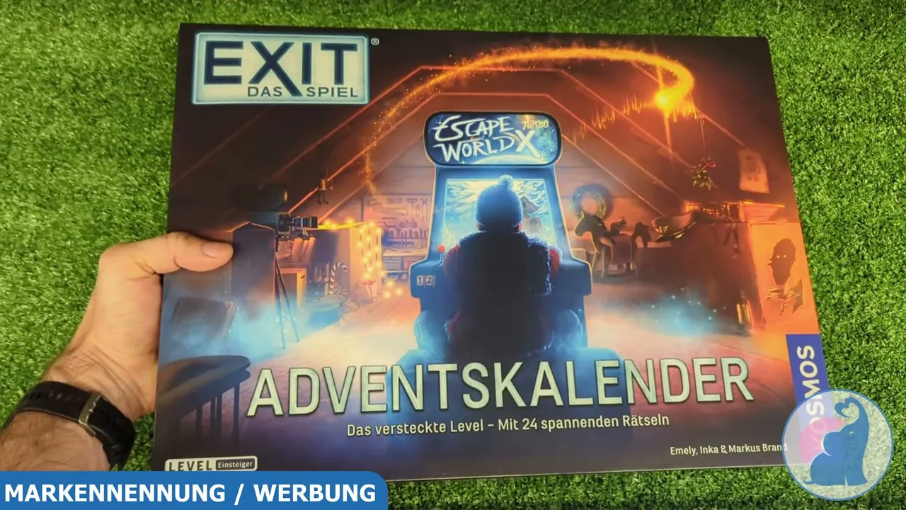 Der EXIT Adventskalender entführt mit 24 Rätseln in eine geheimnisvolle Videospiel-Welt.