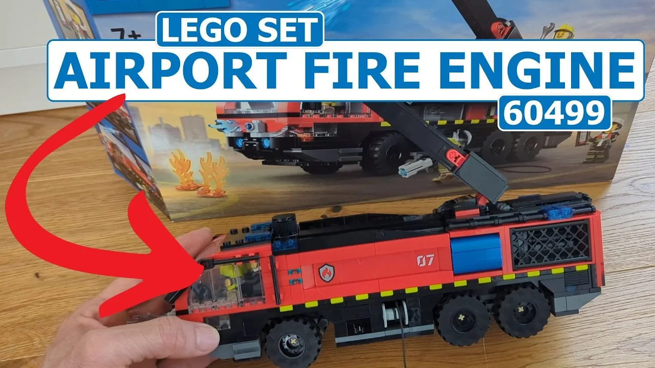 Video: LEGO City Flughafenlöschfahrzeug 60499