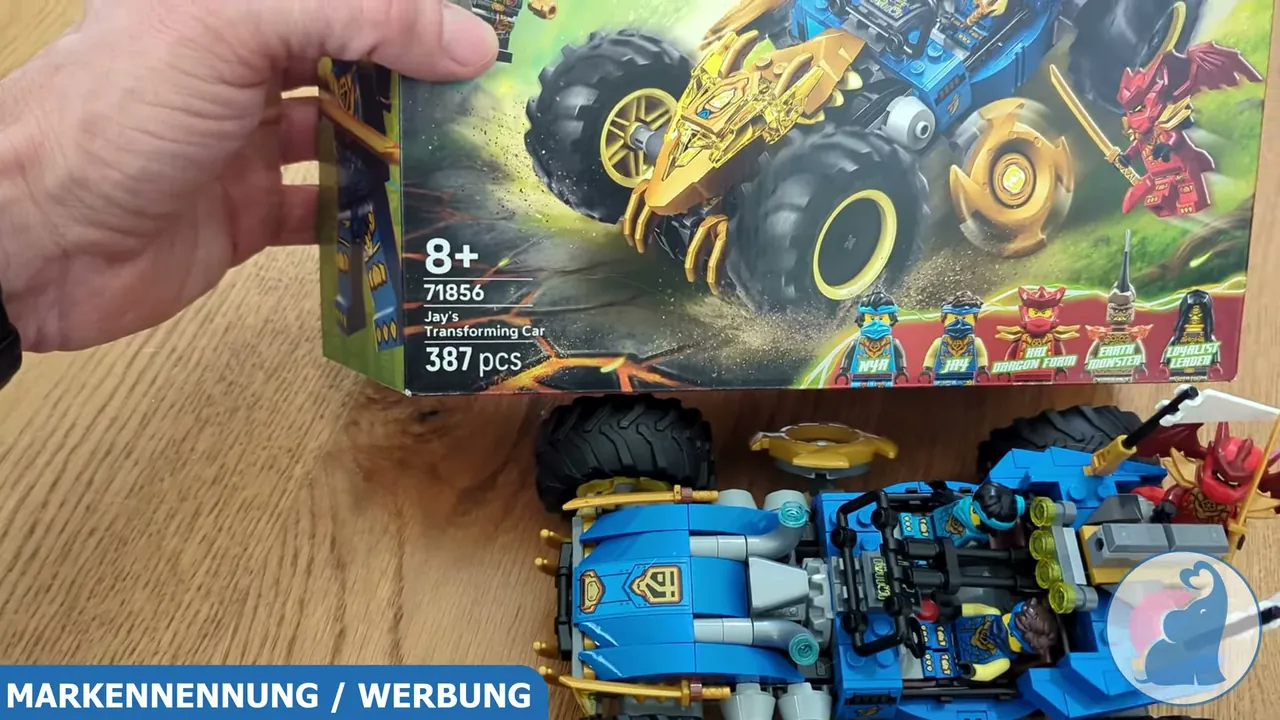 Ich finde, das Set 71856 mit 387 Teilen ist eine coole Wahl für Ninjago-Fans ab 8 Jahren