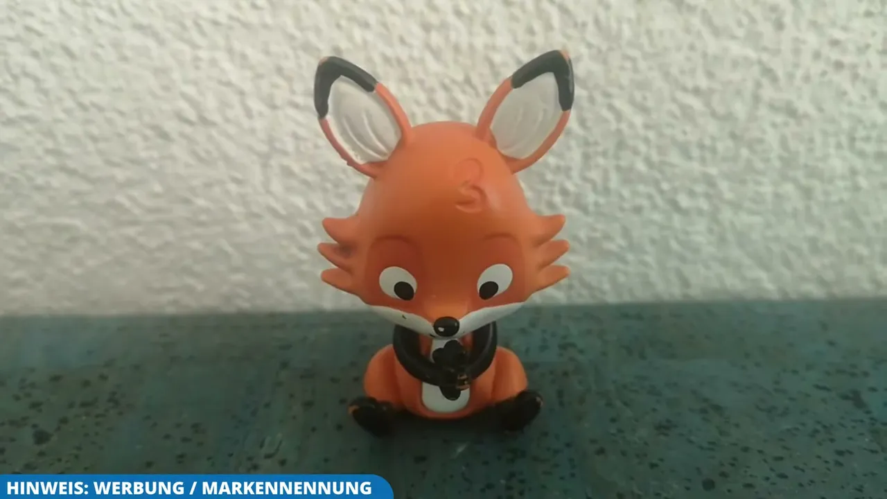 Die Tonie-Figur in Gestalt eines kleinen Fuchses führt Kinder ab drei Jahren mit 21 Kinderliedern spielerisch an Zahlen heran.