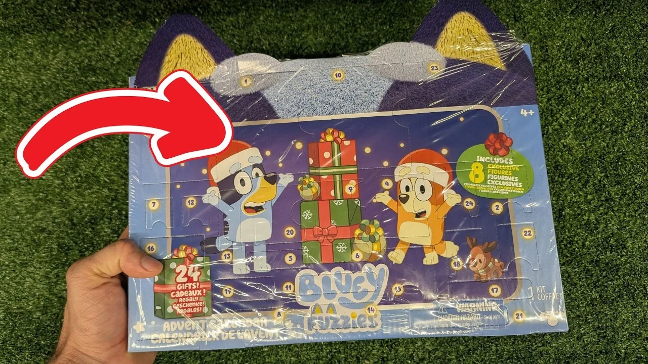 Video: Bluey Fuzzies Adventskalender
