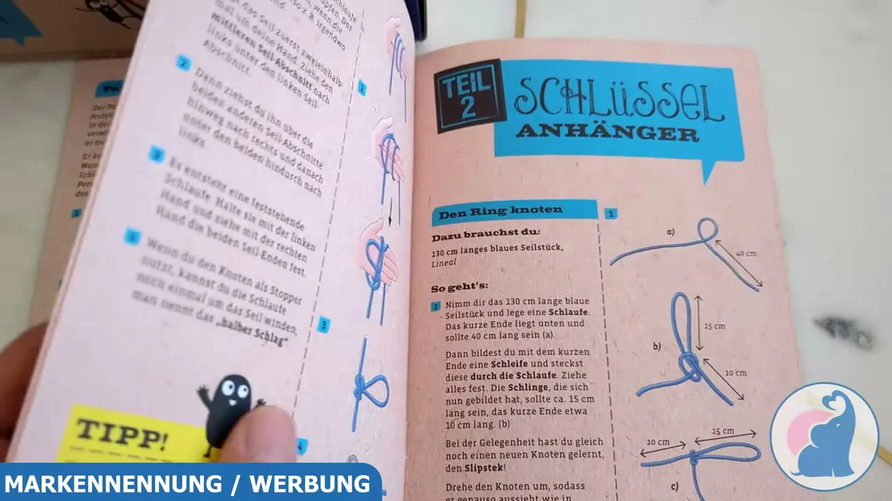 Aus meiner Sicht erklärt das Heft jeden Knoten Schritt für Schritt richtig verständlich