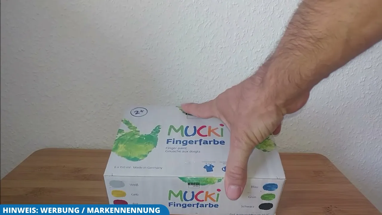 Ich finde es klasse, dass die Mucki Fingerfarben parabenfrei, glutenfrei und vegan hergestellt sind.