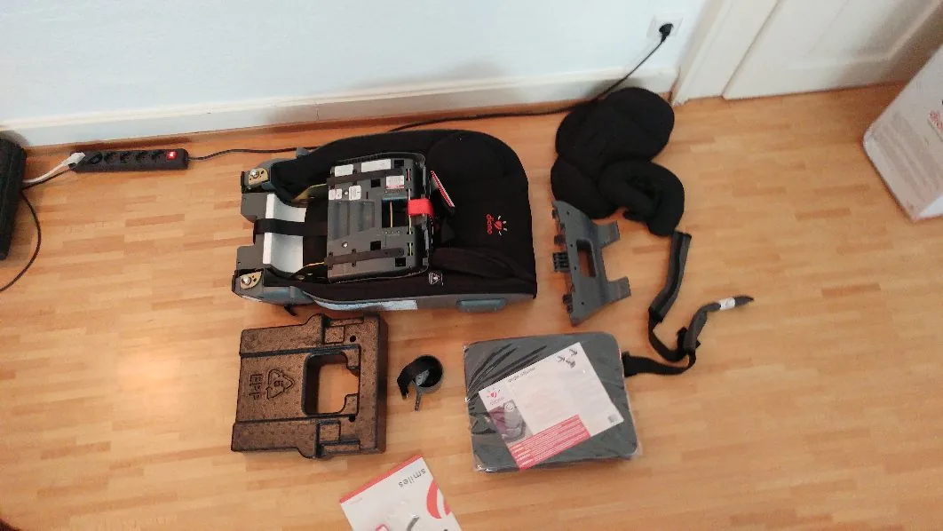 Diono Radian 5 Test Aufbau