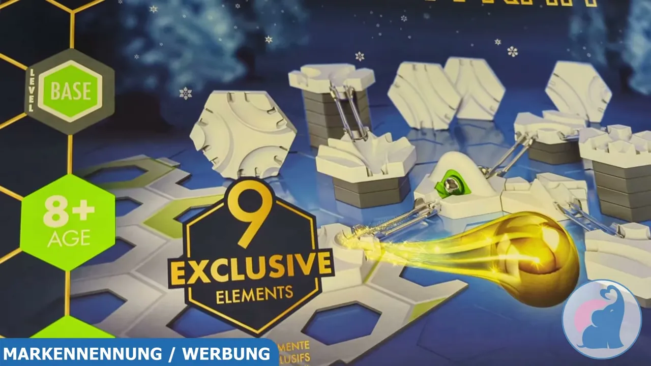 Im Set sind neun exklusive Bauteile für abwechslungsreiche Streckenverläufe enthalten.