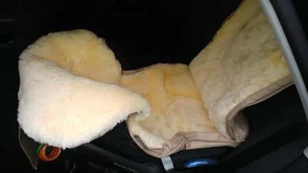 Lammfell Fusssack für Maxicosi