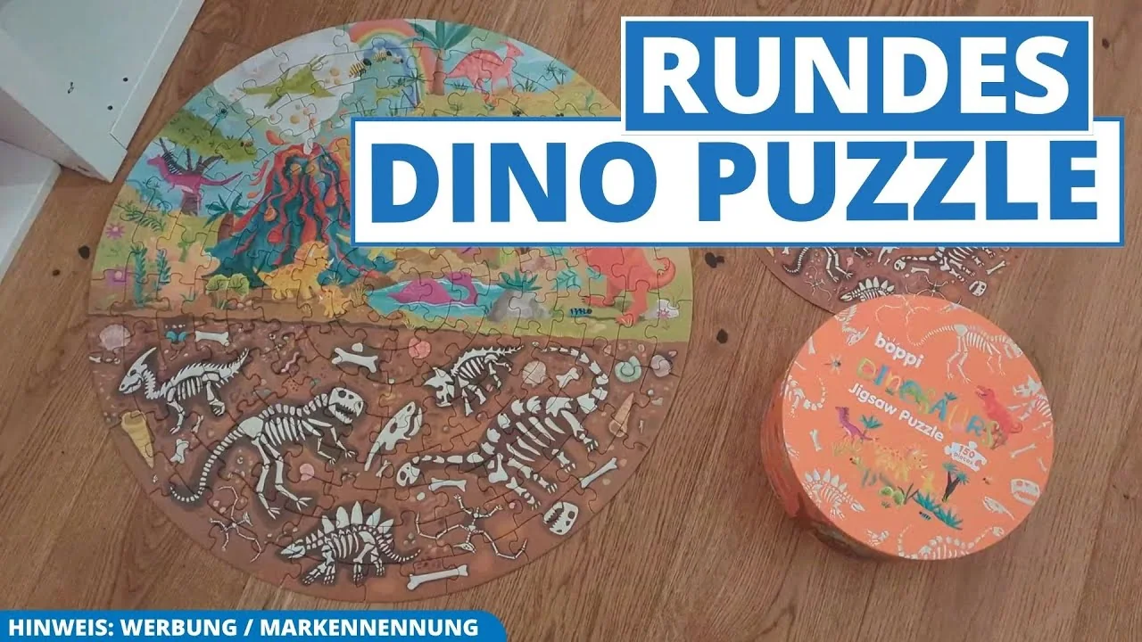 Video: boppi Dinosaurier-Rundpuzzle