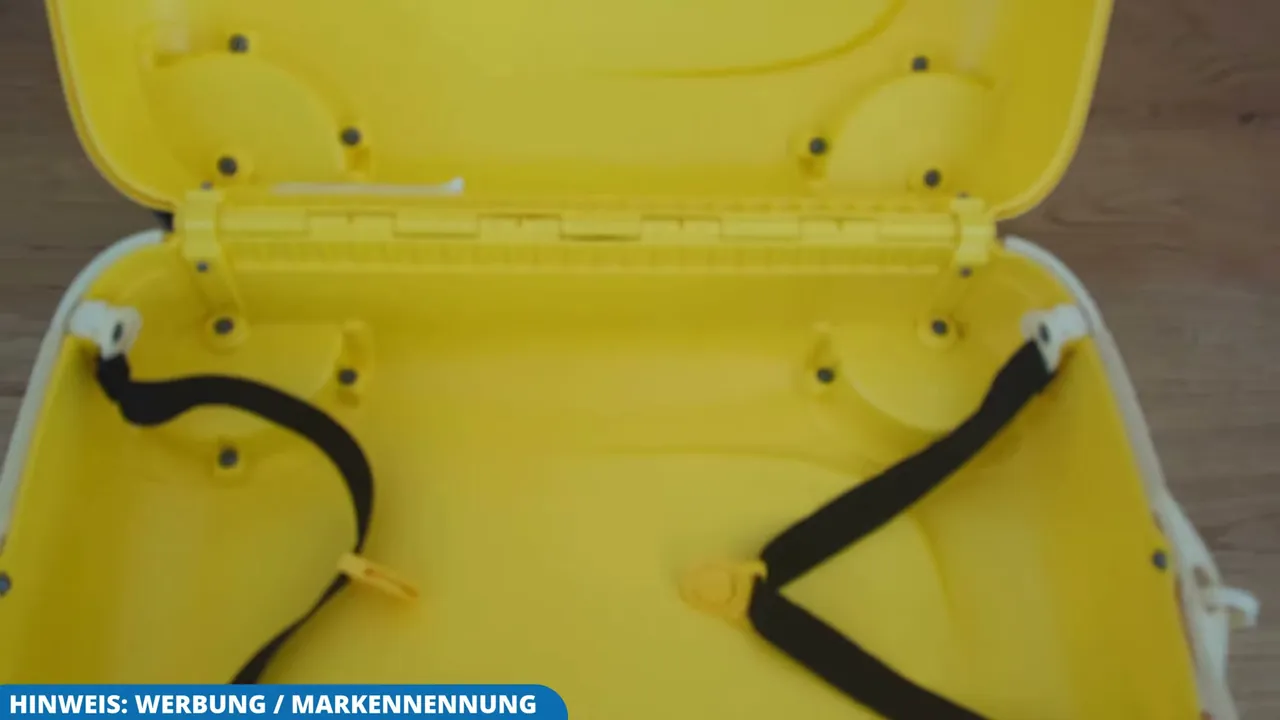 Aus meiner Sicht bieten die 28 Liter Stauraum samt Spanngurten reichlich Platz für Kleidung und Spielsachen.