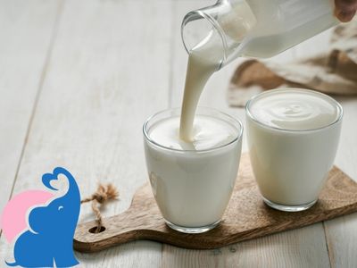 in der Schwangerschaft Kefir trinken